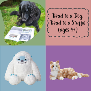 Read to a Dog; Read to a Stuffie